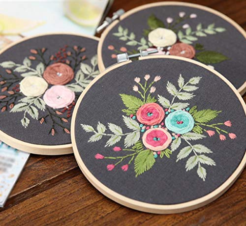 image for Louise Maelys Embroidery Starter Kit Full Range of Stamped Cross Stitc