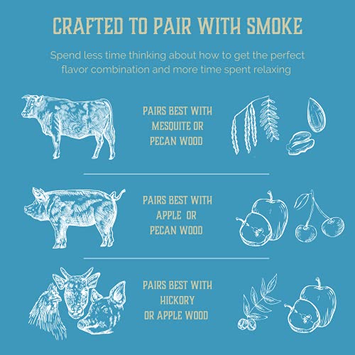 Rollin Blue BBQ Pitmaster Rub Pack Premium Seasoning And Spice Gift Set For Smoking And