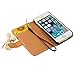 iPhone SE Case,iPhone 5S Case,iPhone 5 Case,3D Handmade Wallet Bling Crystal PU Leather with Love Heart Pendant Sparkle Diamond Flower Design Card Holder Flip Case Folio Cover By Mavis's Diary (White)