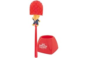 Fairly Odd Novelties Donald Trump Toilet Bowl Brush Make Toilets Clean Again Holder - Perfect Elephant Novelty Gag Political Gift, Red