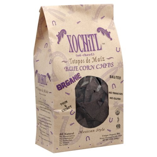 Chip Blue Corn Salted Organic (Pack of 10)