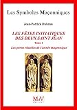 Les fêtes initiatiques des deux Saint-Jean : Tome 1, Les portes rituelles de l'année maçonnique by