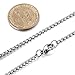 Besteel Womens Mens Stainless Steel Rolo Cable Wheat Chain Link Necklace for Men 16-36 Inch (22 Inches)