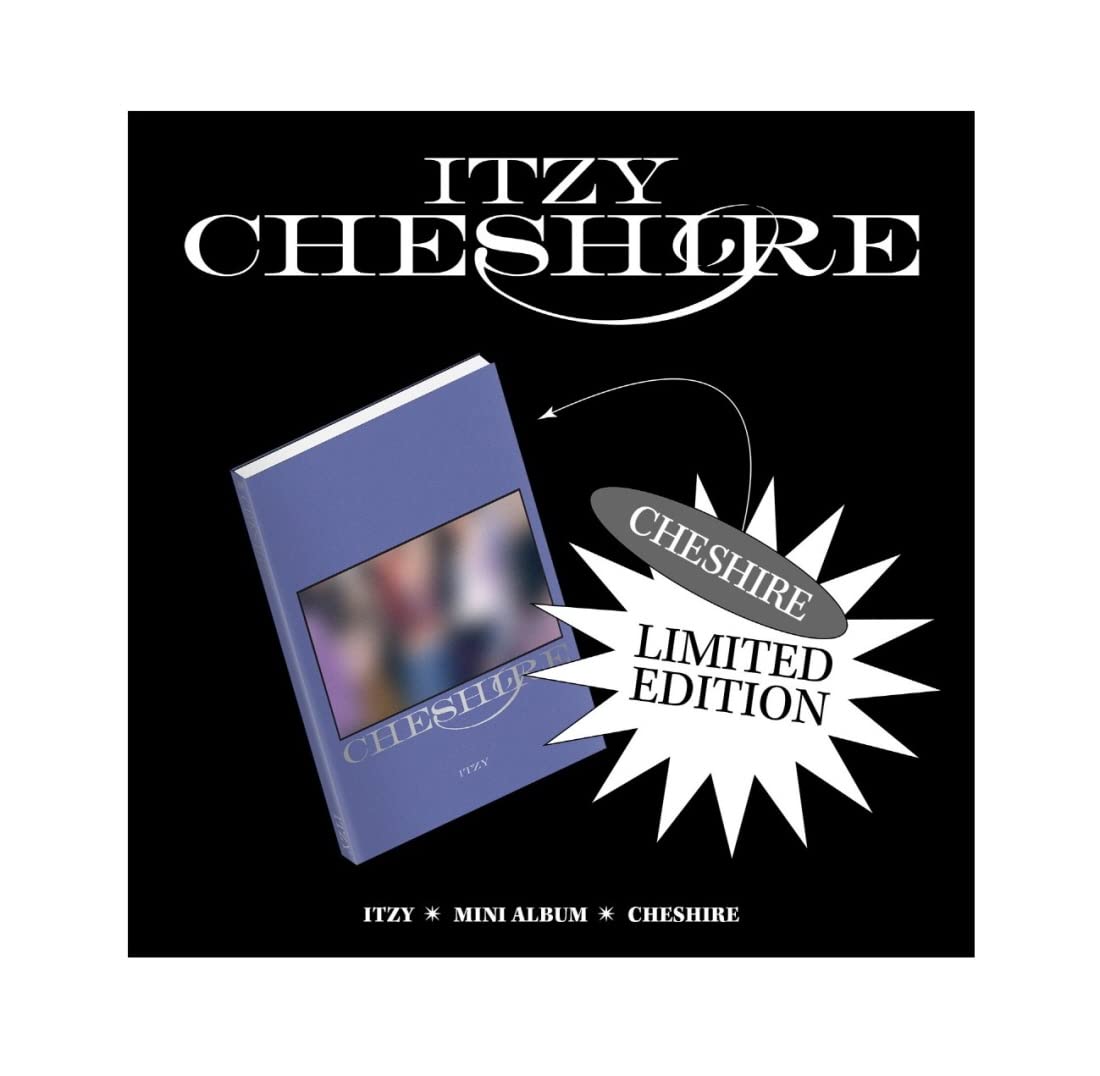 Dreamus ITZY - Cheshire [Limited Edition] Album+Pre-Order Benefit+Store Gift,Black,Medium