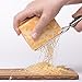 Set of 3 Professional Stainless Steel Graters for Cheese, Vegetables, Chocolate, Protective Fabric Bag
