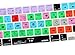 XSKN Logic Pro X English Silicone Shortcuts Design Keyboard Cover Skin for Touch Bar Models New MacBook Pro 16 inch A2141 Keyboard US Version