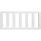 Salcod Toddler Bed Conversion Kit (M12599), White | Fits davinci crib conversion kit, CPSC Certified, 25"W x 1"D x 13.75"H, Toddler Guardrail, Solid Wood Construction
