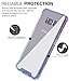 BAISRKE Clear Case for Galaxy S8 Plus, Shock Absorption Flexible TPU Soft Edge Bumper Anti-Scratch Rigid Slim Protective Cases Hard Plastic Back Cover for Galaxy S8 Plus - Blue Purple Gradien