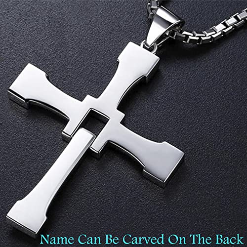 Fast and The Furious Cross Necklace for Men Women Dom Toretto