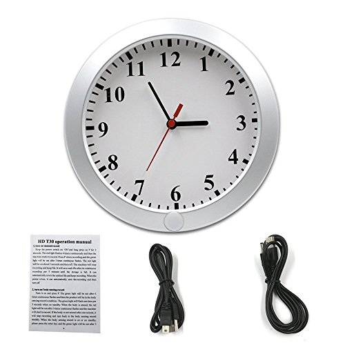 Eovas® Spy Clock Camera HD 1280 X720 Home Security Wall Clock Mini Dvr
