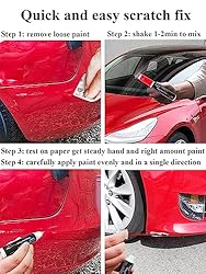 SYOAUTO Touch up Paint Red Fit for Tesla Model Y 3