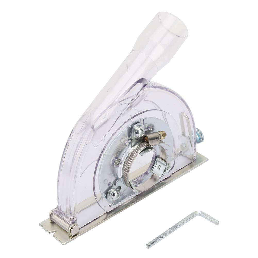 Cutting Dust Cover, Grinding Shroud Dust Collection Attachment for 100 125 150mm Angle Grinder 4 to 5in and 115 125mm Saw Disc, for Dry Hanging Marble, Floor, Concrete Cutting