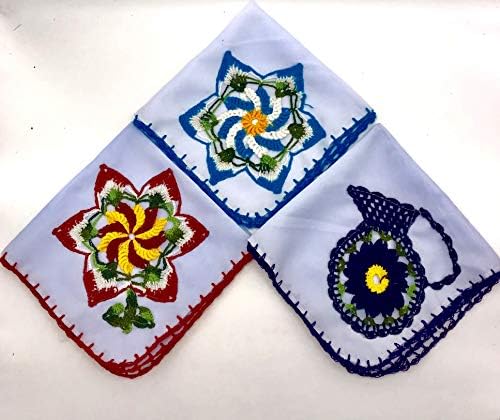 Embroidered Cloth Napkins for Tortillas | Servilletas De Tela Bordadas para Tortillas (12)