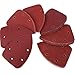 Coceca 84pcs Mouse Sandpaper, Detail Sandpaper for Mouse Sanders，Assorted 40 60 80 120 180 240 320 Grits Mouse Sander Sandpaper