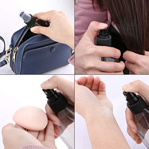 Spray Top, Yebeauty Fine Mist Sprayer Cap Pack of 40 24mm Fine Mist Sprayer for Fine Mist Bottle Cosmetic Bottles- Black