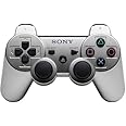 PlayStation 3 Dualshock 3 Wireless Controller (Satin Silver) (Renewed)