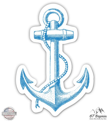 GT Graphics Anchor Blue Nautical - 3