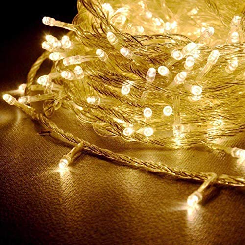 80 LED String Lights,WONFAST 10M LED Battery Power Operated Fairy Twinkle Decorative Light with 2 Modes for Party Wedding Chirstmas Tree Patio Home Garden (Warm White)