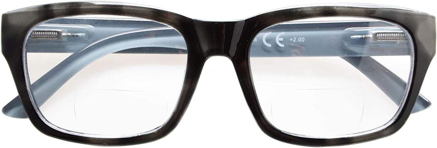 Eyekepper Men Nearly Invisible Line Bifocal Glasses Readers