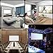 AIEX 120 Inch 16:9 4K HD Projector Screen Portable Foldable Anti-Crease Front and Rear Video Projection Screen Outdoor Indoor 3D Movie Projector Screen for Home Theater Office Double Sided Projection