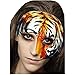 Lubber Tiger Animal Half Mask for Halloween Party Costume Masquerade