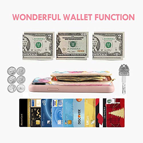 image for ZVE Case for Apple iPhone Xs and iPhone X, 5.8 inch, Zipper Wallet Cas