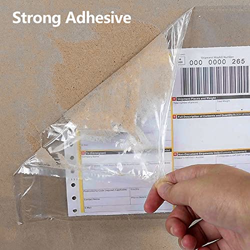 RyhamPaper Packing List Envelopes, Clear 6 x 9 Inches Self Adhesive