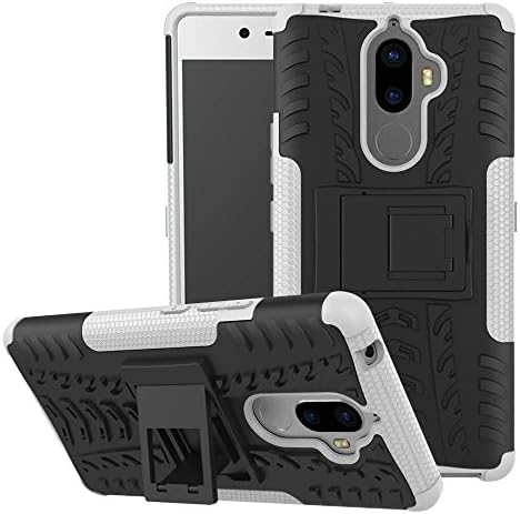 Lenovo K8 Note Case, Hybrid Armor Design Detachable and Stand-up Feature Dual Layer Protective Shell Hard Back Cover Case for Lenovo K8 Note - White