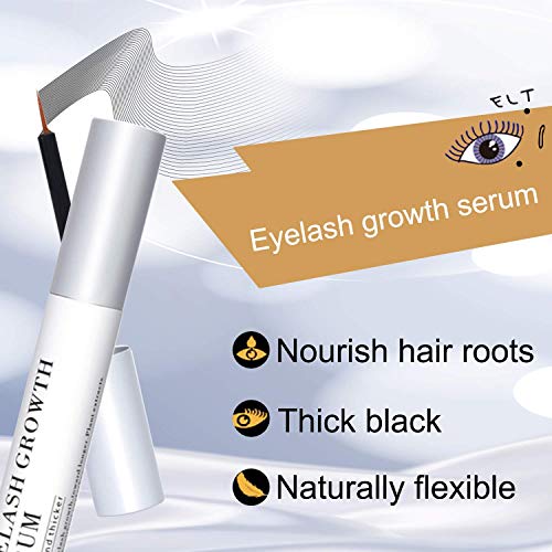 Eyelash Growth Serum 5Ml 100% Natural Material- Grow Longer Fuller Eyelashes VIOCOODA Enhancing Serum & Eye Lash And Eyebrow Growth Serum Safe For Extensions.Dermatologist Certified & Hypoallergenic