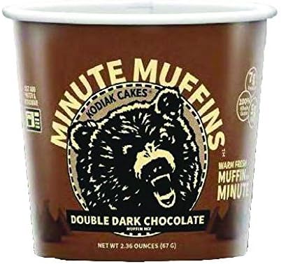 Kodiak Cakes Minute Muffins Double Dark Chocolate (2-Containers)