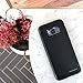 Ringke Onyx Compatible with Galaxy S8 Case Brushed Metal Design Flexible & Slim Dynamic Stroked Pattern Trim Fingerprint Resistant Cover for Samsung Galaxy S 8 (2017) - Black