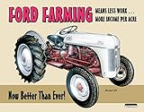 Desperate Enterprises Ford Farming 8N Tin Sign, 16" W x 11.5" H