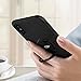 DESOF iPhone X Case, iPhone 10 Case with Ring Holder Kickstand, 360°Adjustable Ring Grip Stand Work with Magnetic Car Mount Anti-Fingerprint Slim Cover for Apple iPhone X (2017) 5.8 inch - Black