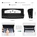 INTEY Vacuum Sealer Packing Machine, Multi-function Vacuum Sealing System with Cutter, Pumping and 5 Vacuum Sealer Bags for Food Sealer Dry&Moist, Black