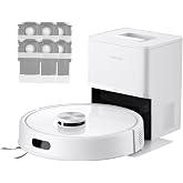 roborock Q7 M5+ Robot Vacuum and Mop White with 6-Pack Disposable Dust Bags