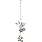 Ganz Car Charm Never Drive Faster than Your Guardian Angel Can Fly
