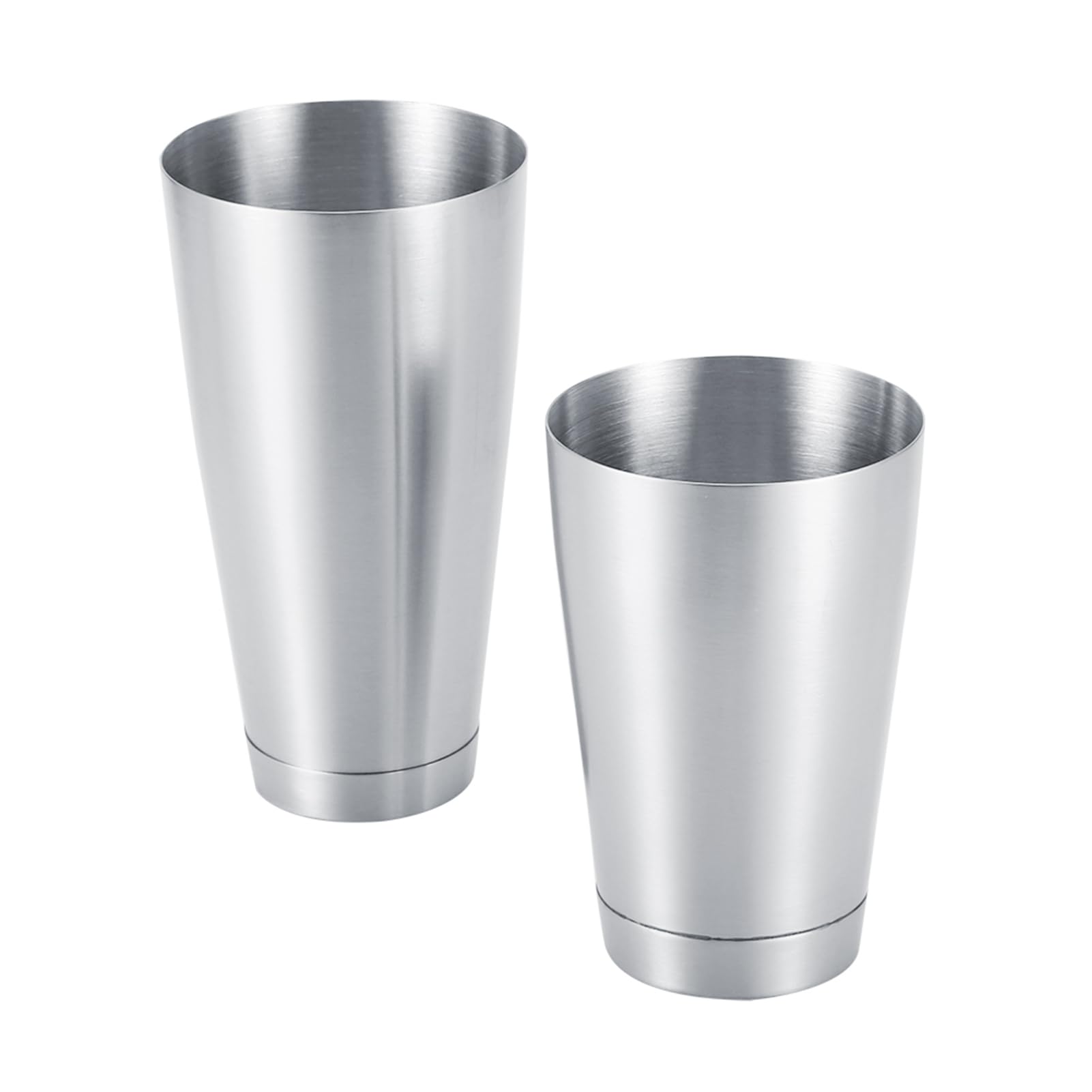 Boston Shaker Stainless Steel Sturdy Cocktail Cup Shaker Bar Home Kitchen Tool(Silver)