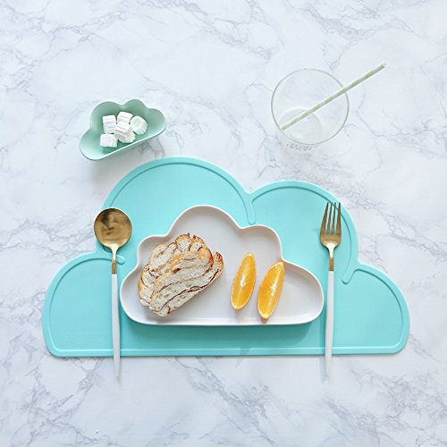 Silicone Baby Placemat Kids Reusable Travel Placemat Tiny Diner