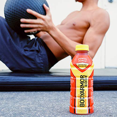BODYARMOR EDGE Sports Drink with Caffeine, Power Punch, Potassium
