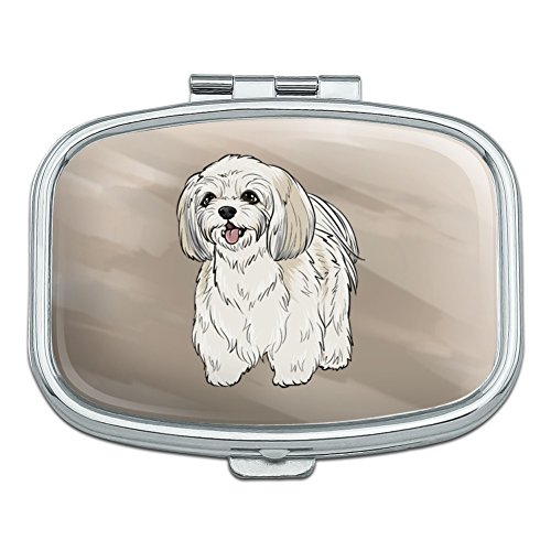 Shih Tzu Pet Dog Rectangle Pill Case Trinket Gift Box