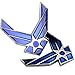 2-Pack Metal US Air Force Emblem 3D Blue Wings Auto Badge USAF Sticker