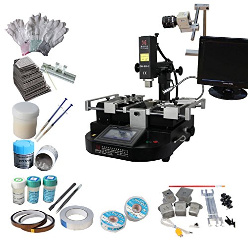 Easy repair / rework in IC chips!! Dinghua DH-B1-C 220V BGA rework station for iPhone Samsung motherboard repairing