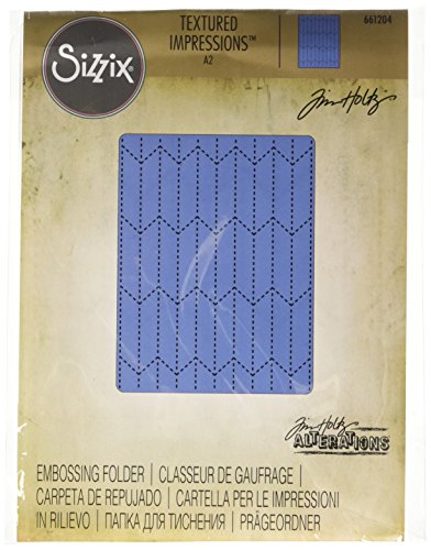 Sizzix Ellison Tailored Texture Fades Embossing Folder by Tim Holtz