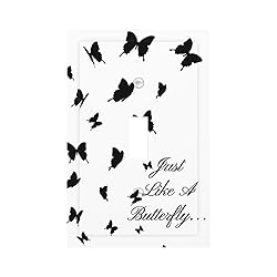 Just Like A Butterfly 1 Gang Light Switch Plate