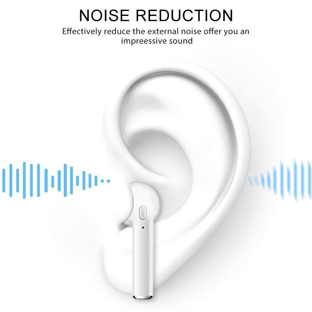 Fu Yang Fang Zhi Auricolare Bluetooth Trasparente Cuffie Wireless Auricolari  Bluetooth 5.0 Cuffie Auricolari in-Ear Cuffie Stereo Auricolari Vivavoce per  Apple Airpods Android/iPhone XR X 8 8p 7 7P Accessori Cellulari e