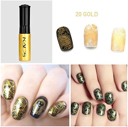 4 Colors Nail Stamping Polish Detailed Painting Stamping Polish Plastic Bottle Colourful Pigment Nail Stamping Gel Manicure Design Drawing Tool 10ml - Image 5