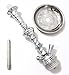 1-Hose MEDIUM Hookah Stem 3 Grommets Shisha narghile for hookah pipe smoking