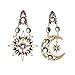 Kaariag Punkin Stars and Moon Rhinestone Crystal Statement Fashion Pen...