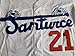 Santurce Crabbers #21 Roberto Clemente Puerto Rico Baseball Jersey White