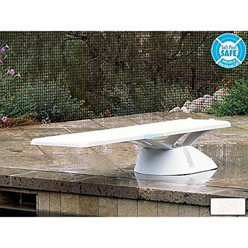Inter-Fab EDGE6WW Edge AquaBoard 4-Hole Diving Board 6' White